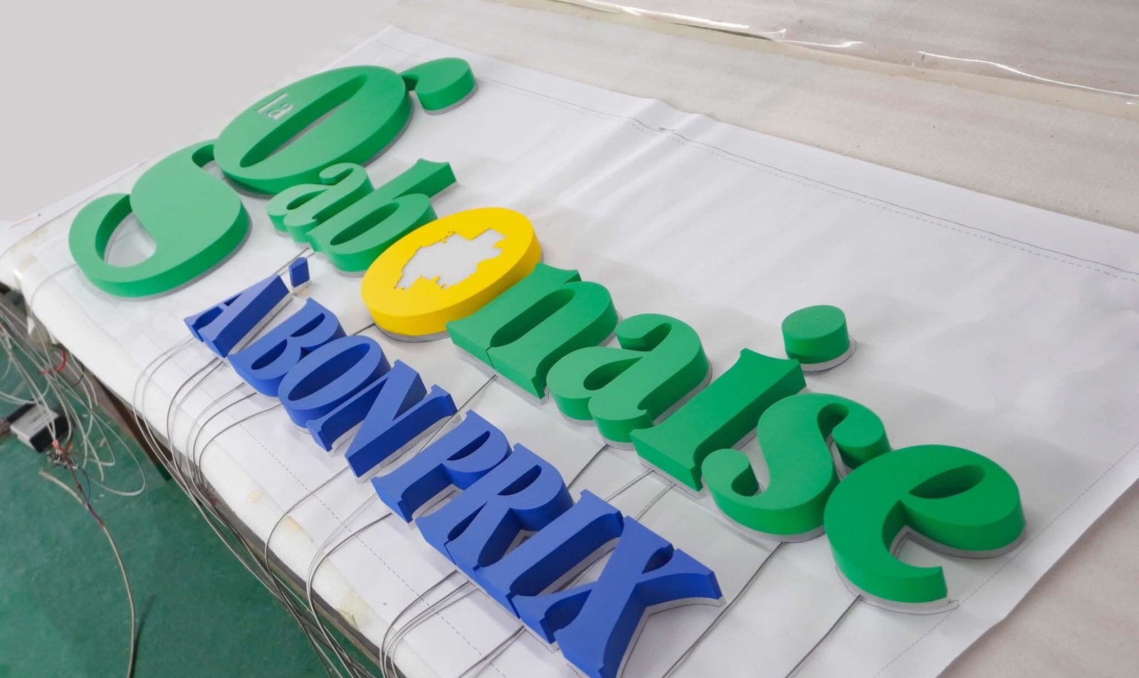 Multi-Color Custom Halo-Lit Channel Letters